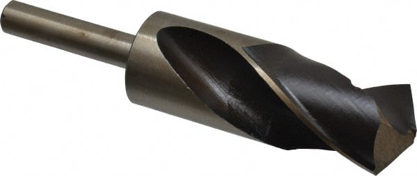 Interstate - 1-3/8" Drill, 118° Point, Cobalt Silver Deming & Reduced Shank Drill Bit - USA Tool & Supply