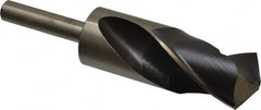 Interstate - 1-3/8" Drill, 118° Point, Cobalt Silver Deming & Reduced Shank Drill Bit - USA Tool & Supply