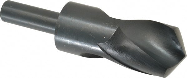 Interstate - 1-21/32" 118° Spiral Flute High Speed Steel Taper Length Drill Bit - USA Tool & Supply