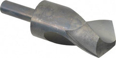 Interstate - 2" Drill, 118° Point, High Speed Steel Silver Deming & Reduced Shank Drill Bit - Oxide Finish, 6" OAL, Straight Shank, 3" Flute Length, Right Hand Cut, Standard Point, Spiral Flute, Regular Spiral - USA Tool & Supply
