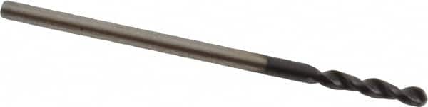 Accupro - #55 130° Parabolic Flute Cobalt Screw Machine Drill Bit - USA Tool & Supply