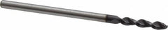 Accupro - 0.0787" 130° Parabolic Flute Cobalt Screw Machine Drill Bit - TiAlN Finish, Right Hand Cut, 0.472" Flute Length, 1.496" OAL, Split Point, Straight Shank - USA Tool & Supply