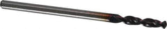 Accupro - #43 130° Parabolic Flute Cobalt Screw Machine Drill Bit - TiAlN Finish, Right Hand Cut, 0.512" Flute Length, 1.575" OAL, Split Point, Straight Shank - USA Tool & Supply