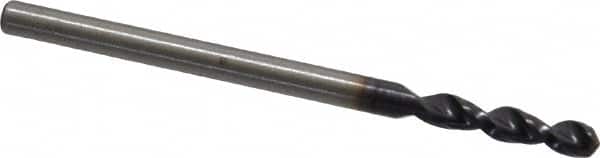 Accupro - 0.1004" 130° Parabolic Flute Cobalt Screw Machine Drill Bit - USA Tool & Supply