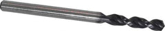 Accupro - #27 130° Parabolic Flute Cobalt Screw Machine Drill Bit - TiAlN Finish, Right Hand Cut, 0.787" Flute Length, 2.047" OAL, Split Point, Straight Shank - USA Tool & Supply
