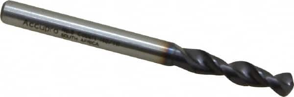 Accupro - #6 130° Parabolic Flute Cobalt Screw Machine Drill Bit - USA Tool & Supply