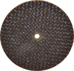 Norton - 2" 60 Grit Aluminum Oxide Cutoff Wheel - 0.06" Thick, 1/8" Arbor, 30,560 Max RPM, Use with Die Grinders - USA Tool & Supply