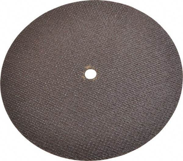 Norton - 6" 60 Grit Aluminum Oxide Cutoff Wheel - 0.035" Thick, 3/8" Arbor, 10,190 Max RPM, Use with Die Grinders - USA Tool & Supply
