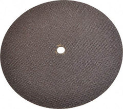 Norton - 6" 60 Grit Aluminum Oxide Cutoff Wheel - 0.035" Thick, 3/8" Arbor, 10,190 Max RPM, Use with Die Grinders - USA Tool & Supply