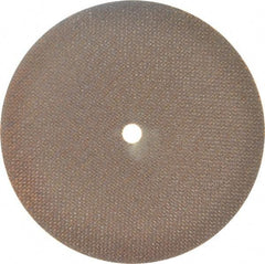 Norton - 7" 60 Grit Aluminum Oxide Cutoff Wheel - 0.035" Thick, 1/2" Arbor, 8,730 Max RPM, Use with Stationary Grinders - USA Tool & Supply