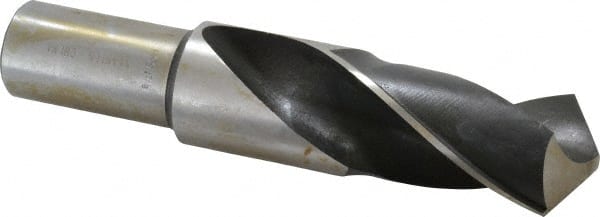Interstate - 1-7/8" 118° Spiral Flute High Speed Steel Screw Machine Drill Bit - USA Tool & Supply