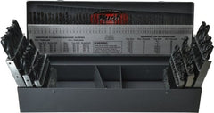 Interstate - 1/16 to 1/2", 118° Point, Oxide Finish, High Speed Steel Screw Machine Length Drill Bit Set - USA Tool & Supply