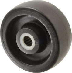 Fairbanks - 5 Inch Diameter x 2 Inch Wide, Polyolefin Caster Wheel - 1,000 Lb. Capacity, 2-3/16 Inch Hub Length, 3/4 Inch Axle Diameter, Roller Bearing - USA Tool & Supply