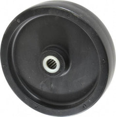 Fairbanks - 8 Inch Diameter x 2 Inch Wide, Polyolefin Caster Wheel - 1,400 Lb. Capacity, 2-3/16 Inch Hub Length, 3/4 Inch Axle Diameter, Roller Bearing - USA Tool & Supply