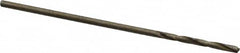 Interstate - #60 118° Spiral Flute High Speed Steel Screw Machine Drill Bit - USA Tool & Supply