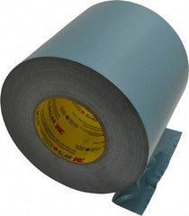 3M - 6" x 55m Blue Duct Tape - 12.1 mil, Rubber Adhesive, Polyethylene Film Backing, 36 Lb/ln Tensile Strength, 200°F Max, Series 8979 - USA Tool & Supply