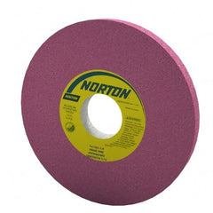 Norton - 7" Diam x 1-1/4" Hole x 1/2" Thick, J Hardness, 60 Grit Surface Grinding Wheel - Aluminum Oxide, Type 1, Medium Grade, 3,600 Max RPM, Vitrified Bond, No Recess - USA Tool & Supply