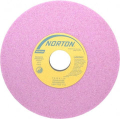 Norton - 7" Diam x 1-1/4" Hole x 1/2" Thick, H Hardness, 46 Grit Surface Grinding Wheel - Aluminum Oxide, Type 1, Coarse Grade, 3,600 Max RPM, Vitrified Bond, No Recess - USA Tool & Supply