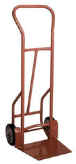 Wesco Industrial Products - 900 Lb Capacity 53" OAH Hand Truck - Swept Back Handle, Steel, Mold-On Rubber Wheels - USA Tool & Supply