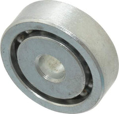 Value Collection - 1/4" Bore Diam, 1" OD, Open Unground Full Complement Radial Ball Bearing - 5/16" Wide, 1 Row, Round Bore, 484 Lb Dynamic Capacity - USA Tool & Supply