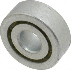 Value Collection - 3/8" Bore Diam, 1-1/16" OD, Open Unground Full Complement Radial Ball Bearing - 3/8" Wide, 1 Row, Round Bore, 484 Lb Dynamic Capacity - USA Tool & Supply