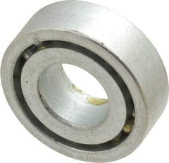 Value Collection - 5/8" Bore Diam, 1-3/8" OD, Open Unground Full Complement Radial Ball Bearing - 7/16" Wide, 1 Row, Round Bore, 769 Lb Dynamic Capacity - USA Tool & Supply