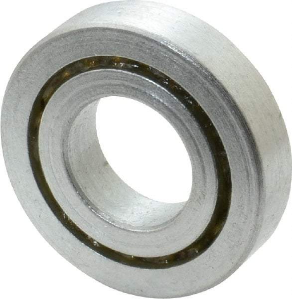 Value Collection - 3/4" Bore Diam, 1-5/8" OD, Open Unground Full Complement Radial Ball Bearing - 3/8" Wide, 1 Row, Round Bore, 825 Lb Dynamic Capacity - USA Tool & Supply