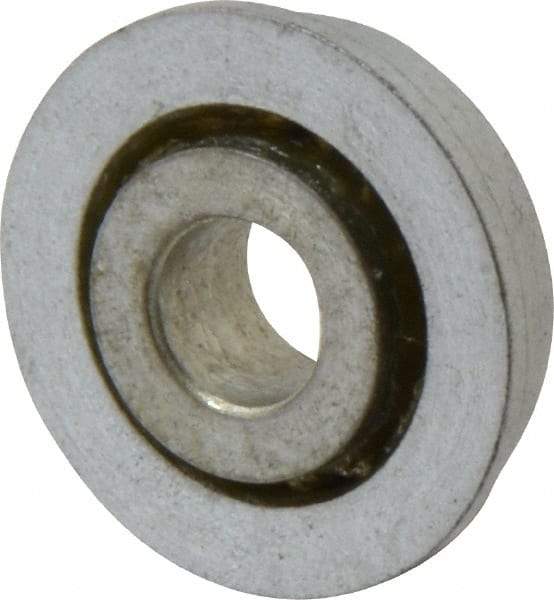 Value Collection - 5/16" Bore Diam, 7/8" OD, Open Unground Full Complement Radial Ball Bearing - With Flange, 1 Row, Round Bore, 341 Lb Dynamic Capacity - USA Tool & Supply