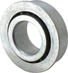Value Collection - 5/8" Bore Diam, 1-1/4" OD, Open Unground Full Complement Radial Ball Bearing - With Flange, 1 Row, Round Bore, 594 Lb Dynamic Capacity - USA Tool & Supply