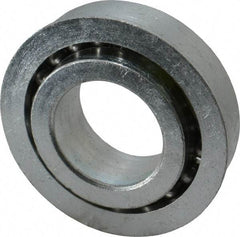 Value Collection - 1" Bore Diam, 2" OD, Open Unground Full Complement Radial Ball Bearing - With Flange, 1 Row, Round Bore, 1,384 Lb Dynamic Capacity - USA Tool & Supply