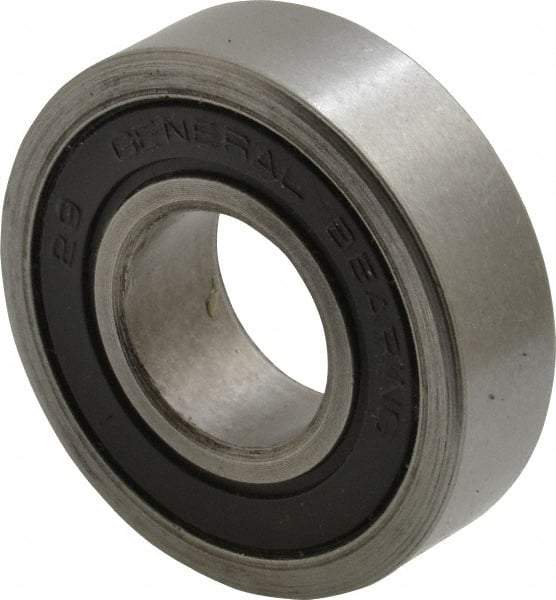 Value Collection - 3/4" Bore Diam, 1-3/4" OD, Double Seal Unground Retainer Type Radial Ball Bearing - 1/2" Wide, 1 Row, Round Bore, 1,171 Lb Dynamic Capacity - USA Tool & Supply