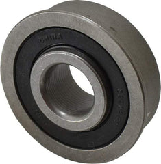 Value Collection - 1/2" Bore Diam, 1-3/8" OD, Double Seal Unground Retainer Type Radial Ball Bearing - With Flange, 1 Row, Round Bore, 915 Lb Dynamic Capacity - USA Tool & Supply