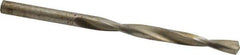 Interstate - 7/32" 130° High Speed Steel Jobber Drill - Bright Finish, Right Hand Cut, Spiral Flute, Straight Shank, 3-3/4" OAL, Standard Point - USA Tool & Supply