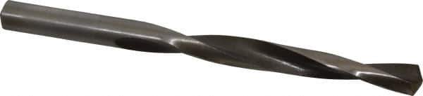 Interstate - 3/8" 130° High Speed Steel Jobber Drill - Bright Finish, Right Hand Cut, Spiral Flute, Straight Shank, 5" OAL, Standard Point - USA Tool & Supply