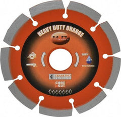 Core Cut - 4-1/2" Diam, 20mm Arbor Hole Diam, Wet & Dry Cut Saw Blade - Diamond-Tipped, Standard Round Arbor - USA Tool & Supply