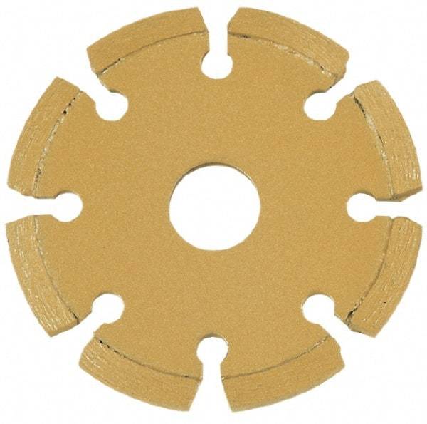 Core Cut - 4-1/2" Diam, 20mm Arbor Hole Diam, Wet & Dry Cut Saw Blade - Diamond-Tipped, Standard Round Arbor - USA Tool & Supply