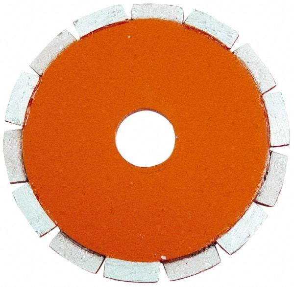 Core Cut - 4-1/2" Diam, 20mm Arbor Hole Diam, Wet & Dry Cut Saw Blade - Diamond-Tipped, Standard Round Arbor - USA Tool & Supply