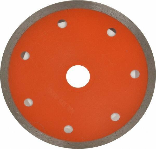 Core Cut - 4" Diam, 5/8" Arbor Hole Diam, Wet & Dry Cut Saw Blade - Diamond-Tipped, Standard Round Arbor - USA Tool & Supply