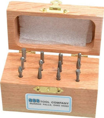 SGS Pro - 12 Piece, 1/8" Shank Burr Set - Tungsten Carbide - USA Tool & Supply