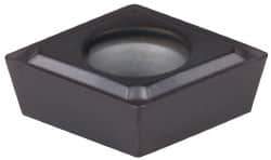Kennametal - CPMT21.50.5 FW Grade KC5010 Carbide Turning Insert - TiAlN Finish, 80° Diamond, 1/4" Inscr Circle, 3/32" Thick, 0.0079" Corner Radius - USA Tool & Supply