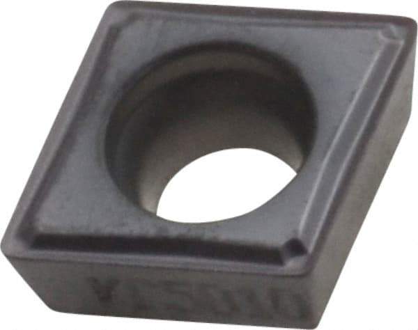 Kennametal - CPMT32.51 FW Grade KC5010 Carbide Turning Insert - TiAlN Finish, 80° Diamond, 3/8" Inscr Circle, 5/32" Thick, 1/64" Corner Radius - USA Tool & Supply