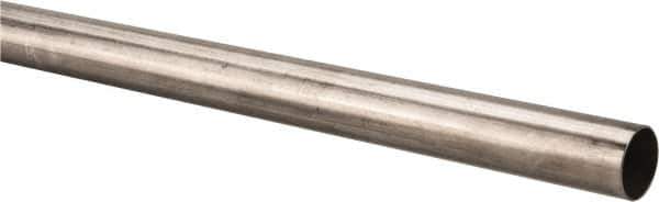 Made in USA - 6' Long, 1" OD, 304 Stainless Steel Tube - 0.035" Wall Thickness - USA Tool & Supply