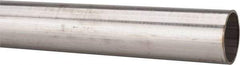 Made in USA - 6' Long, 1-1/2" OD, 304 Stainless Steel Tube - 0.065" Wall Thickness - USA Tool & Supply