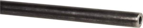 Value Collection - 1/2 Inch Outside Diameter x 6 Ft. Long, Alloy Steel, Round Welded Tube - 0.26 Inch Inside Diameter, 0.12 Inch Wall Thickness, DOM Grade - USA Tool & Supply