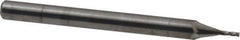 OSG - 1/32", 5/64" LOC, 1/8" Shank Diam, 1-1/2" OAL, 4 Flute, Solid Carbide Square End Mill - Single End, Uncoated, Spiral Flute, 30° Helix, Centercutting, Right Hand Cut, Right Hand Flute, Series 414 - USA Tool & Supply