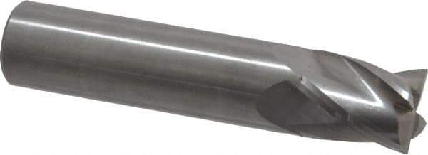 OSG - 5/8", 3/4" LOC, 5/8" Shank Diam, 3" OAL, 4 Flute, Solid Carbide Square End Mill - Single End, Uncoated, Spiral Flute, 30° Helix, Centercutting, Right Hand Cut, Right Hand Flute, Series 414 - USA Tool & Supply