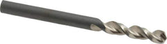 Walter-Titex - #16 130° Parabolic Flute Vanadium High Speed Steel Screw Machine Drill Bit - Bright Finish, Right Hand Cut, 15/16" Flute Length, 2-9/32" OAL, Split Point, Straight Shank - USA Tool & Supply