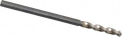 Walter-Titex - 0.0866" 130° Parabolic Flute Vanadium High Speed Steel Screw Machine Drill Bit - USA Tool & Supply