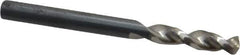 Walter-Titex - 0.2047" 130° Parabolic Flute Vanadium High Speed Steel Screw Machine Drill Bit - Bright Finish, Right Hand Cut, 1-1/32" Flute Length, 2-7/16" OAL, Split Point, Straight Shank - USA Tool & Supply