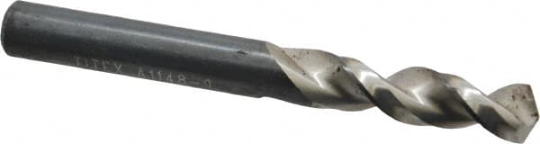 Walter-Titex - 0.3543" 130° Parabolic Flute Vanadium High Speed Steel Screw Machine Drill Bit - USA Tool & Supply